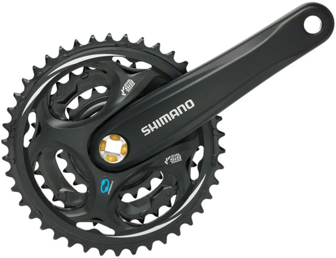 Shimano Altus M311 7-8sp Square Taper Crankset - Black