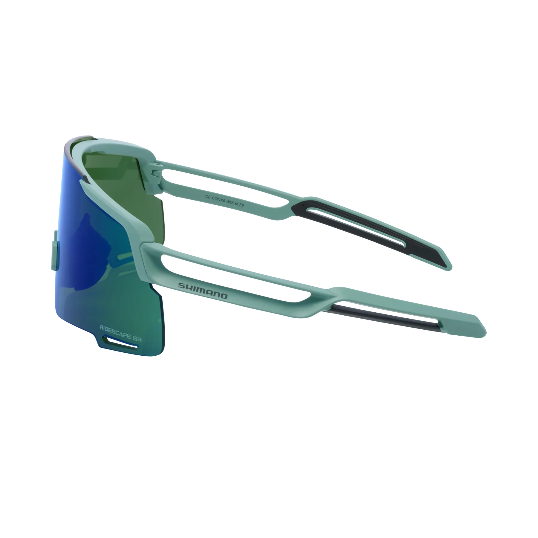 Shimano Equinox RS Sunglasses - Gravel Lens - Teal - Image 3