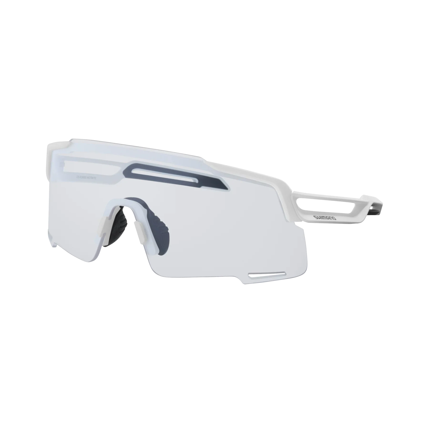Shimano Equinox RS Sunglasses - Road Lens - Matte White - Image 5