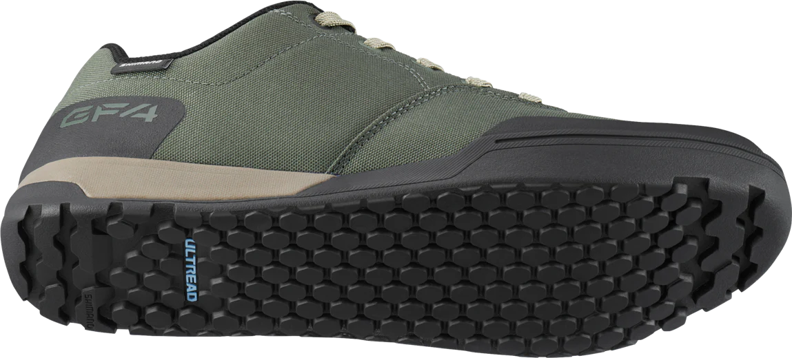 Shimano GF4 Flat Pedal MTB Shoe - Olive - Image 3