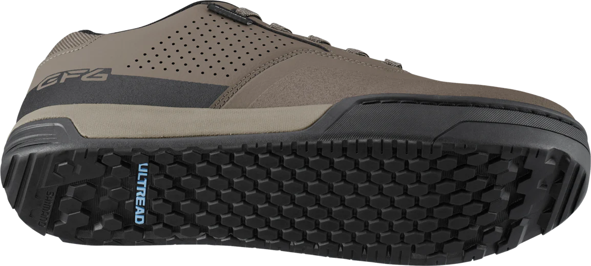 Shimano GF600 Flat Pedal MTB Shoe - Brown - Image 4