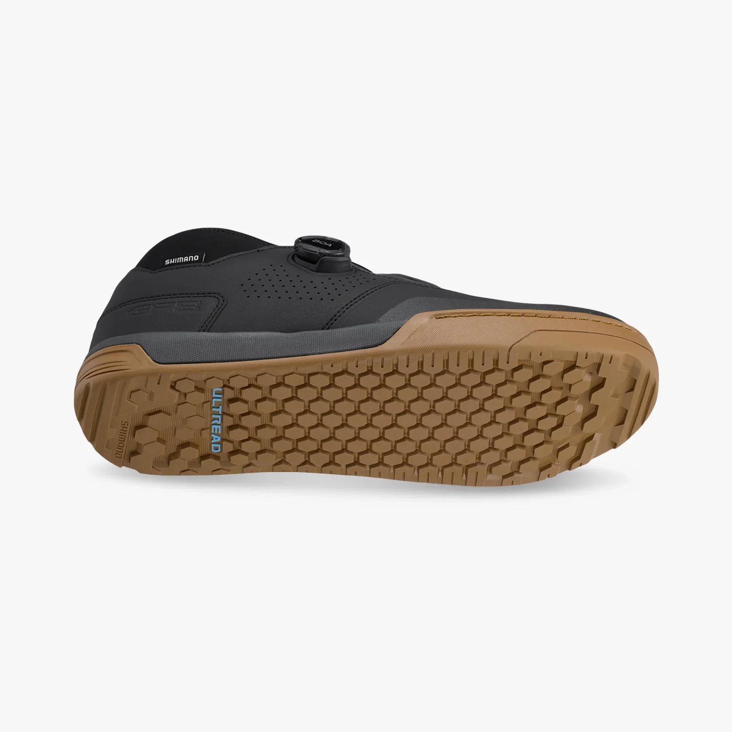 Shimano GF800 Flat Pedal MTB Shoe - Black-Amber - Image 5