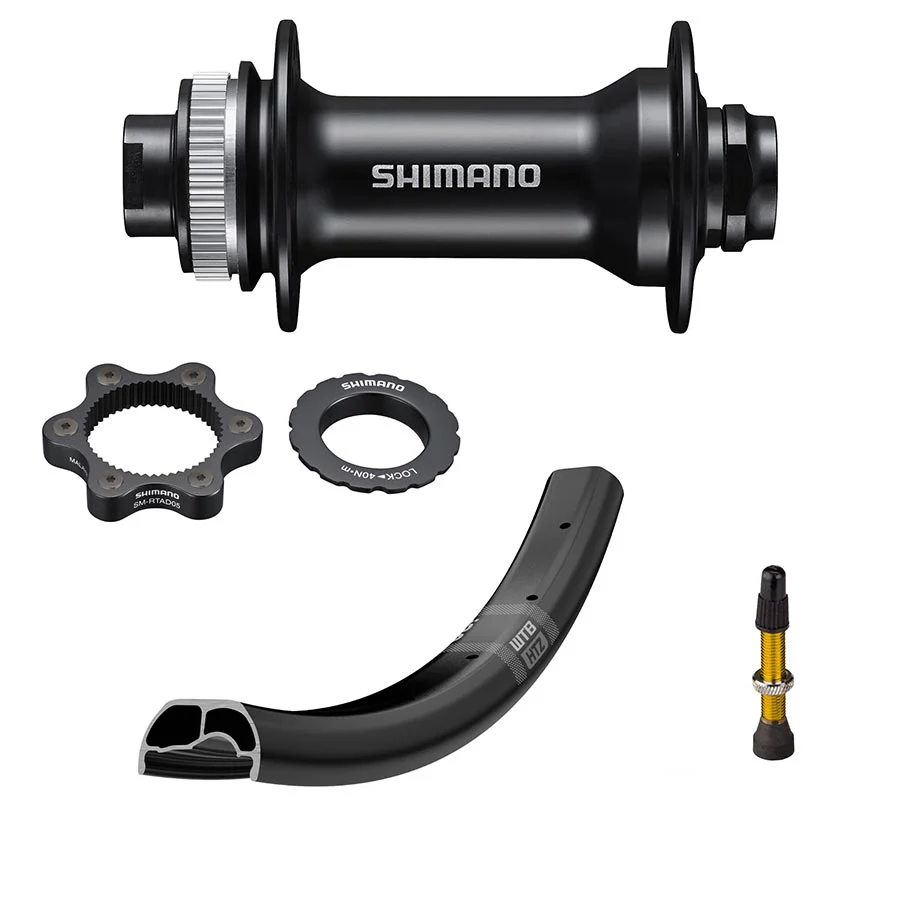 Shimano MT400-B on WTB HTZ i30 Disc 27.5" MTB Wheel - Rear - Image 3