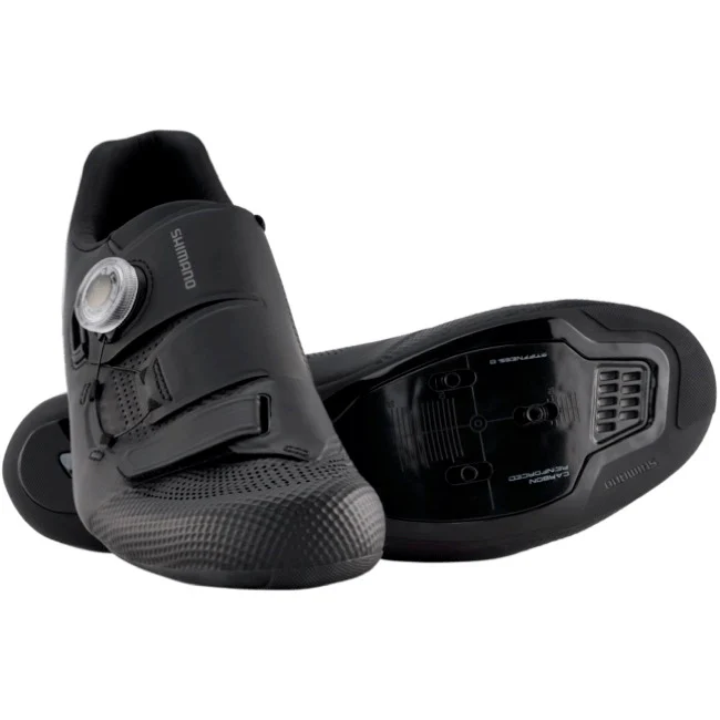 Shimano RC502 Road Shoe - Wide - Black - Image 3