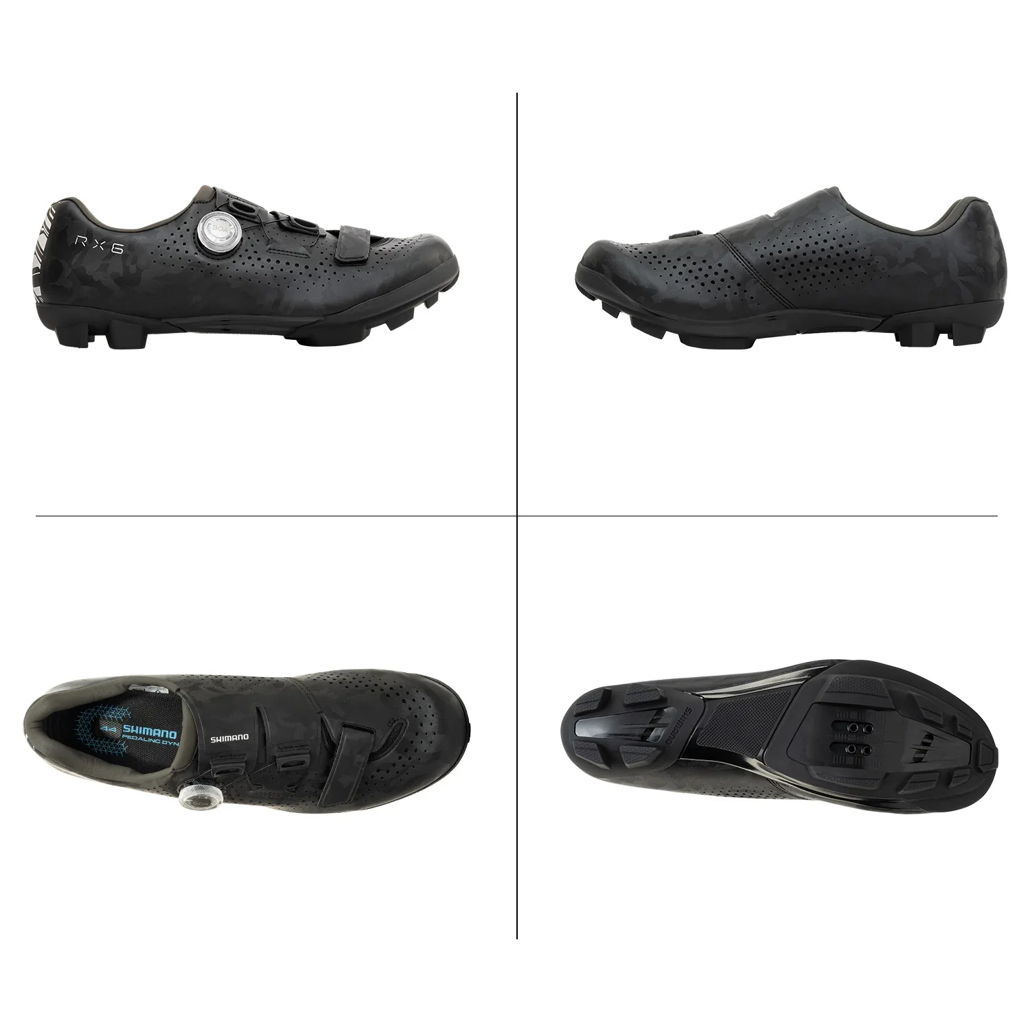 Shimano RX600 SPD Gravel Shoe - Black - Image 4