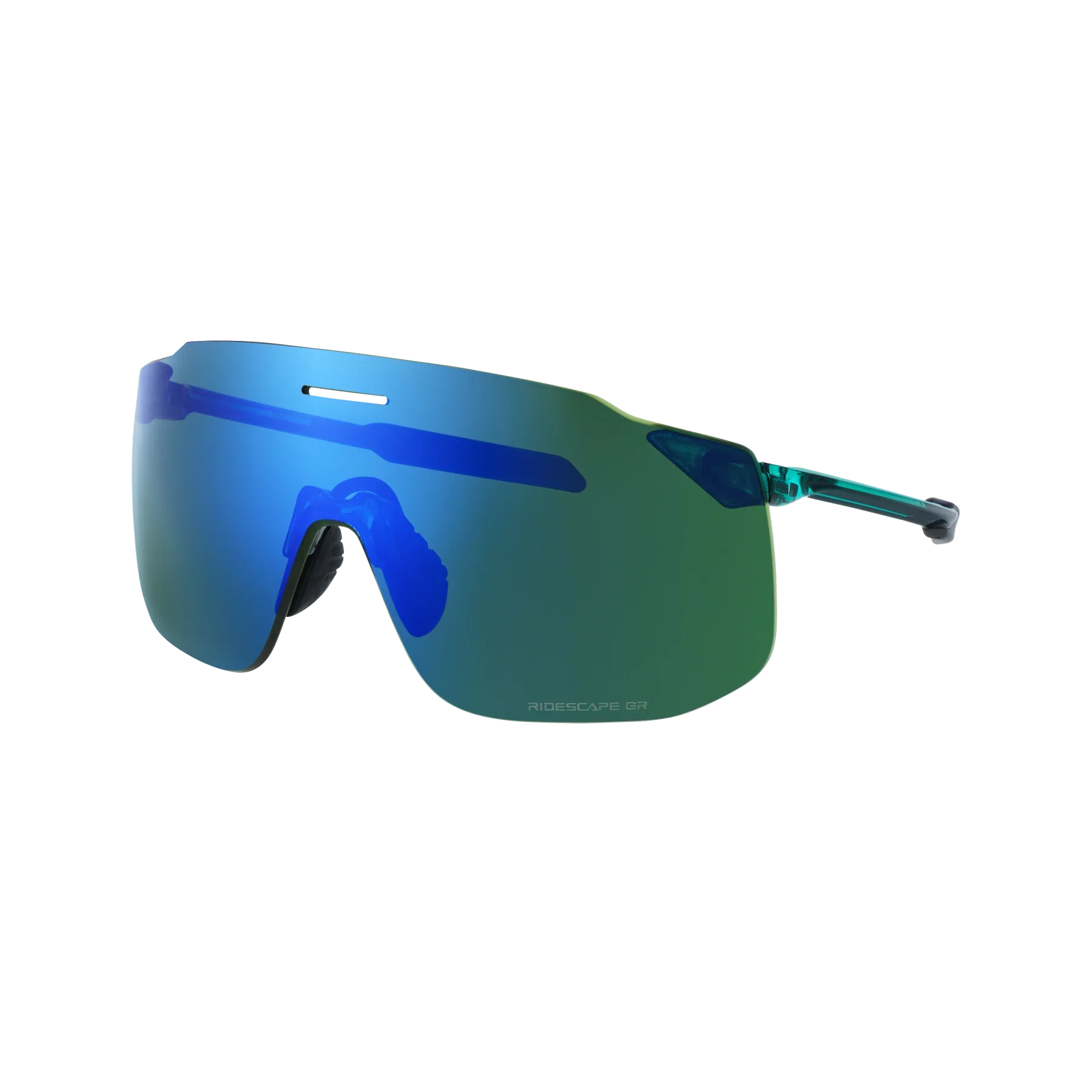 Shimano S-Phyre Sl RS Sunglasses - Gravel Lens - Green Sapphire