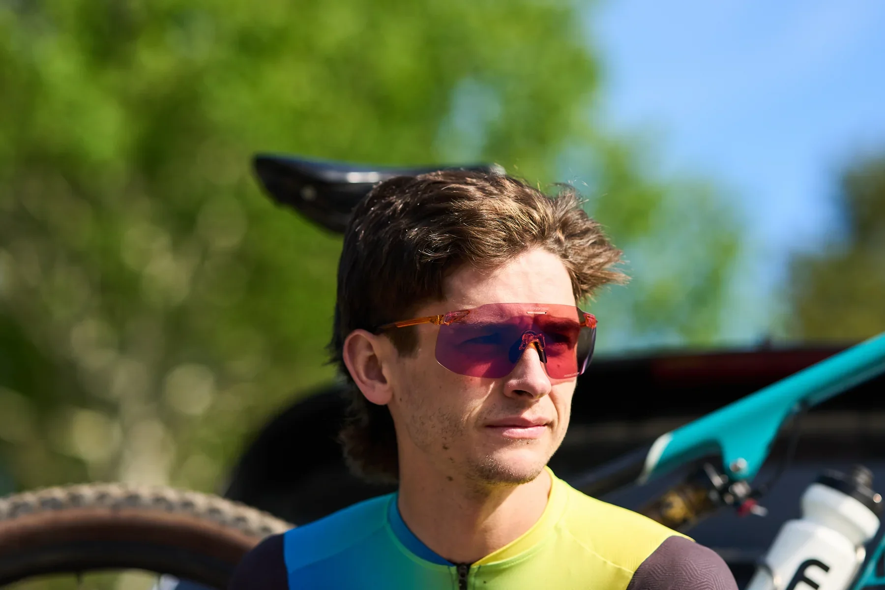 Shimano S-Phyre Sl RS Sunglasses - Off Road Lens - Yellow Sapphire - Image 5