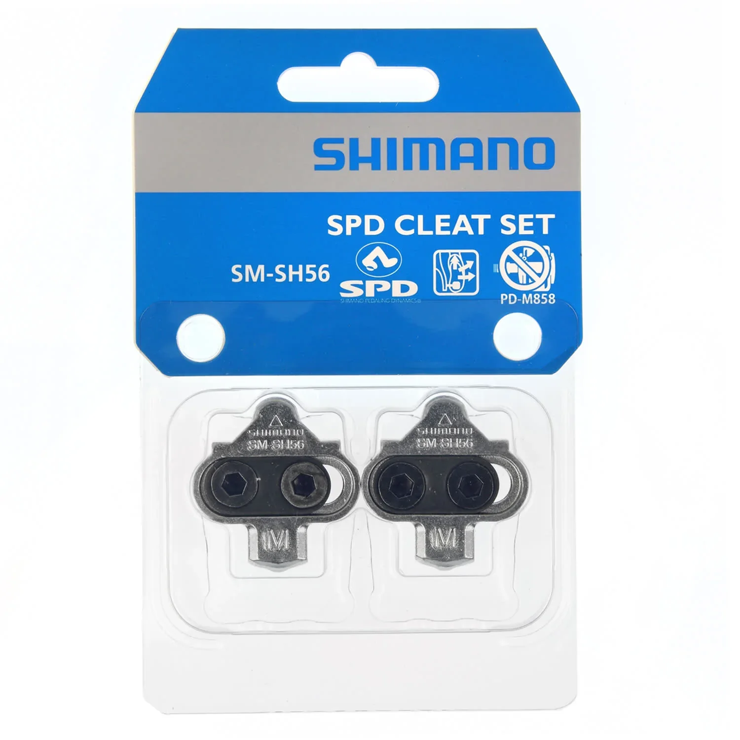 Shimano SM-SH56 SPD Multi-Release Cleat Set - Silver - Image 2