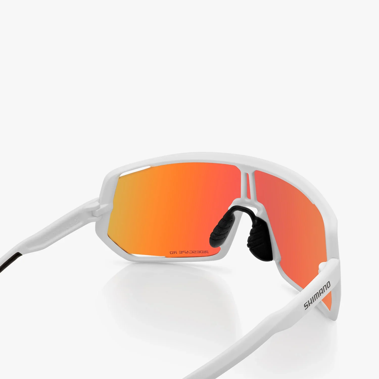Shimano Technium 2 Sunglasses - Matt White - Ridescape Road Lens - Image 2