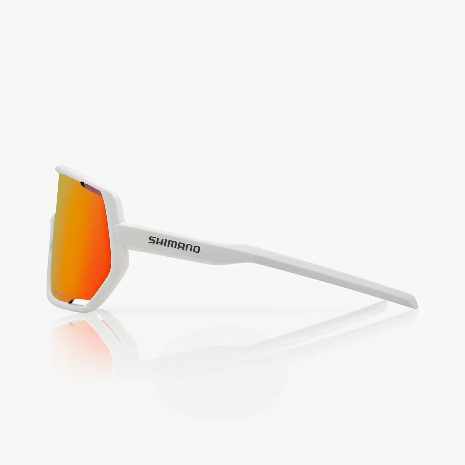 Shimano Technium 2 Sunglasses - Matt White - Ridescape Road Lens - Image 3