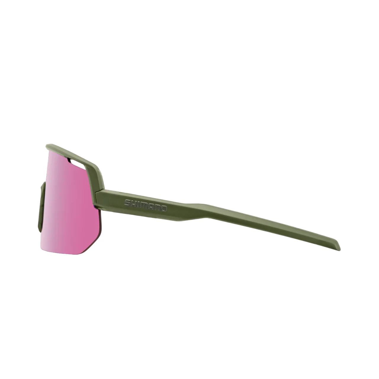 Shimano Technium L Sunglasses - Dark Olive - Ridescape Off-Road Lens - Image 3