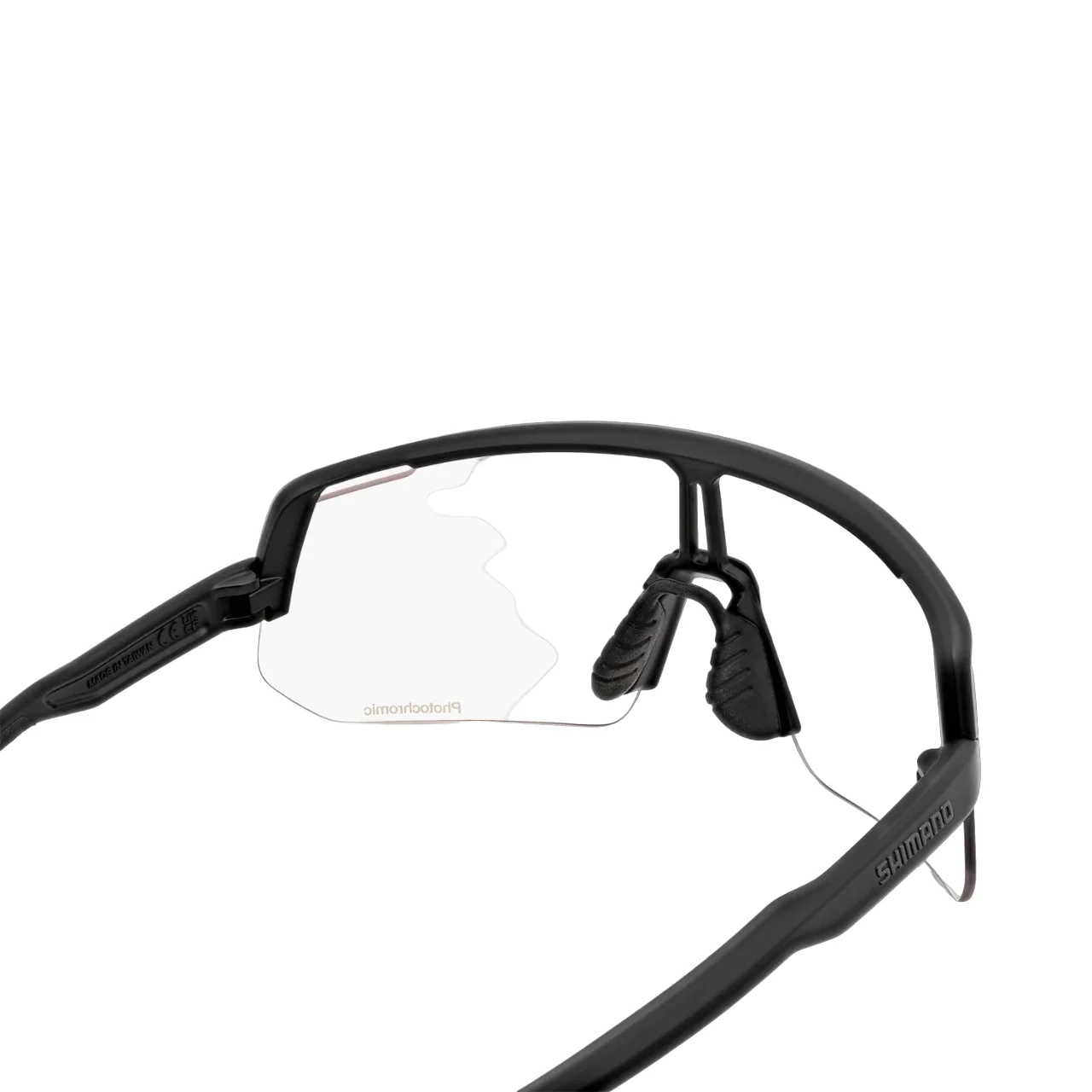 Shimano Technium L Sunglasses - Matt Black - Photochromic Gray Lens - Image 4