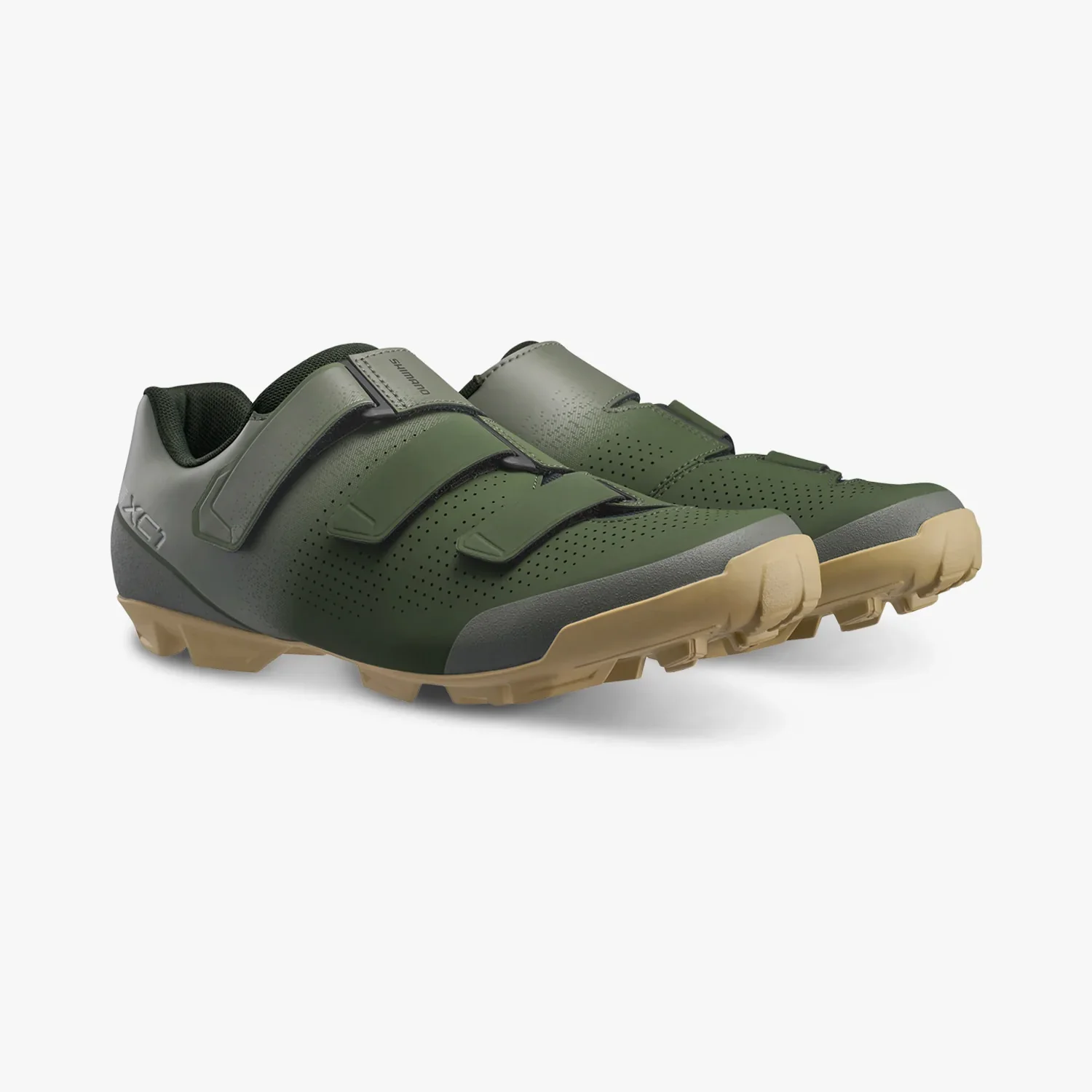 Shimano XC102 SPD MTB Shoe - Olive - Image 2