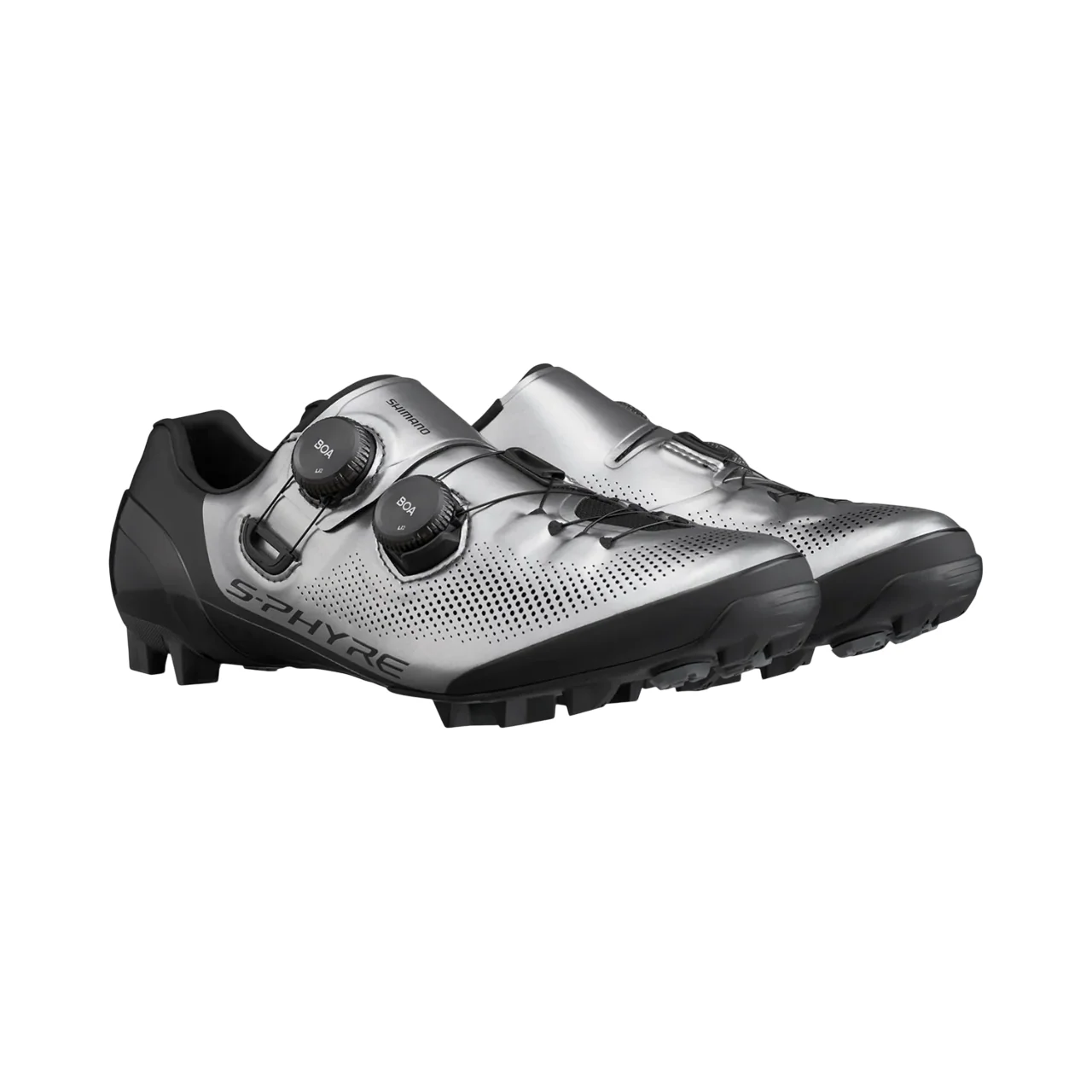 Shimano XC903S S-Phyre MTB Shoe - Wide - Silver - Image 6