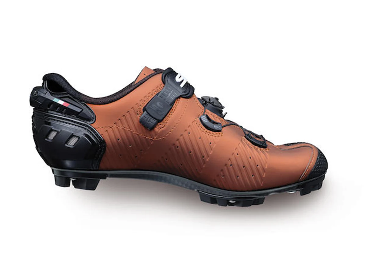 Sidi Drako 2S Clipless MTB Shoe - Rust-Black - Image 2