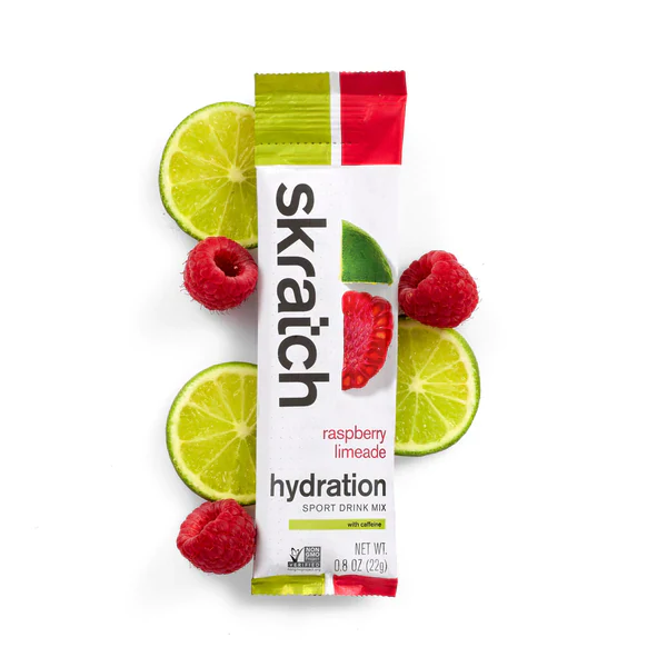 Skratch Labs Sport Hydration Drink Mix - Raspberry Limeade with Caffeine - Image 2