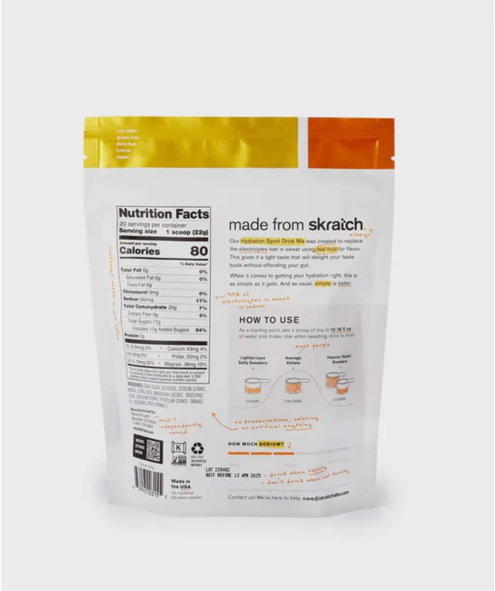 Skratch Labs Sport Hydration Mix - Mango with Caffeine - Image 2