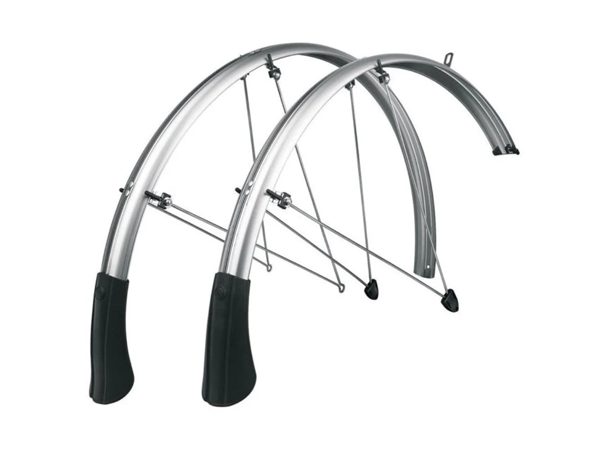 SKS Longboard P35 Fender Set - Silver