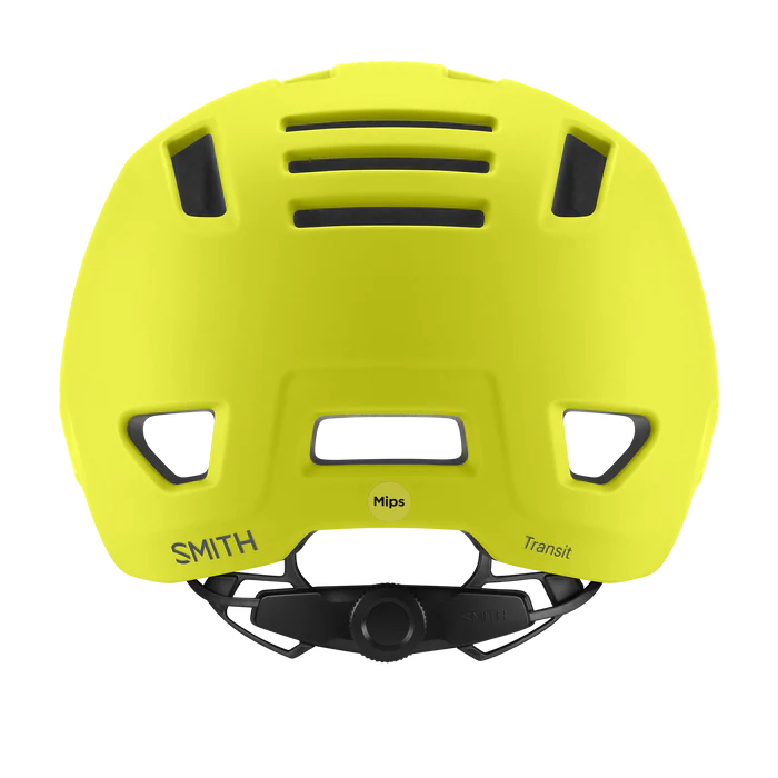 Smith Transit MIPS City Helmet - Matt Neon Yellow - Image 2
