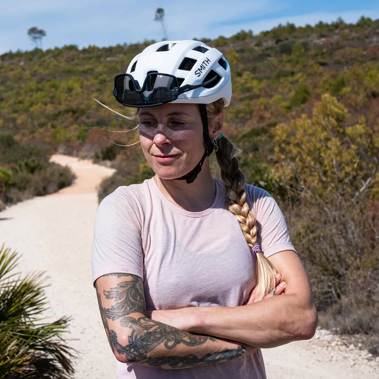 Smith Triad MIPS Road Helmet - White-Matte White - Image 7