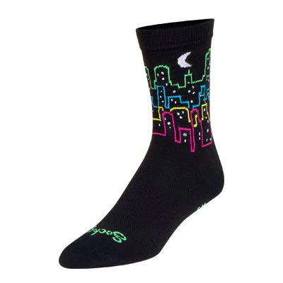 SockGuy 6" Crew Sock - After Hours - Image 2