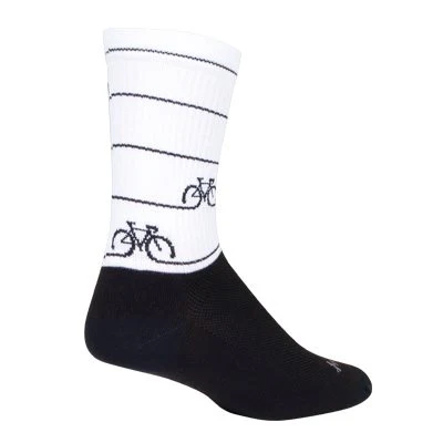 SockGuy 6" Crew Sock - Cyclepath - Image 2