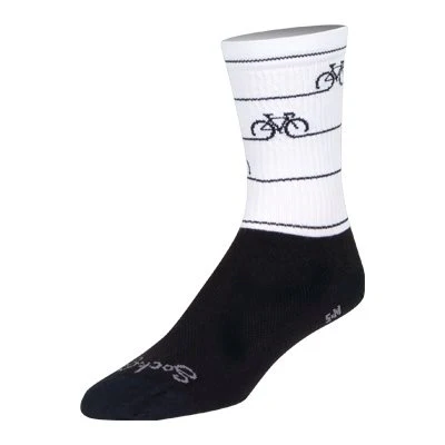 SockGuy 6" Crew Sock - Cyclepath - Image 3