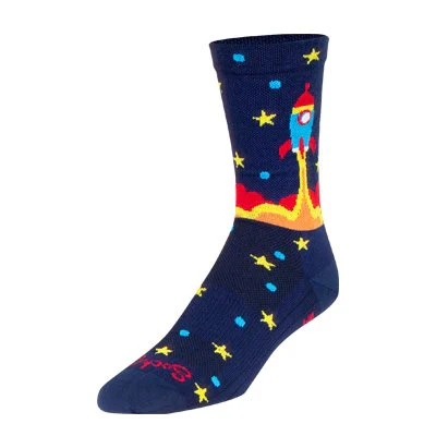 SockGuy 6" Crew Sock - Rocket Socket - Image 2