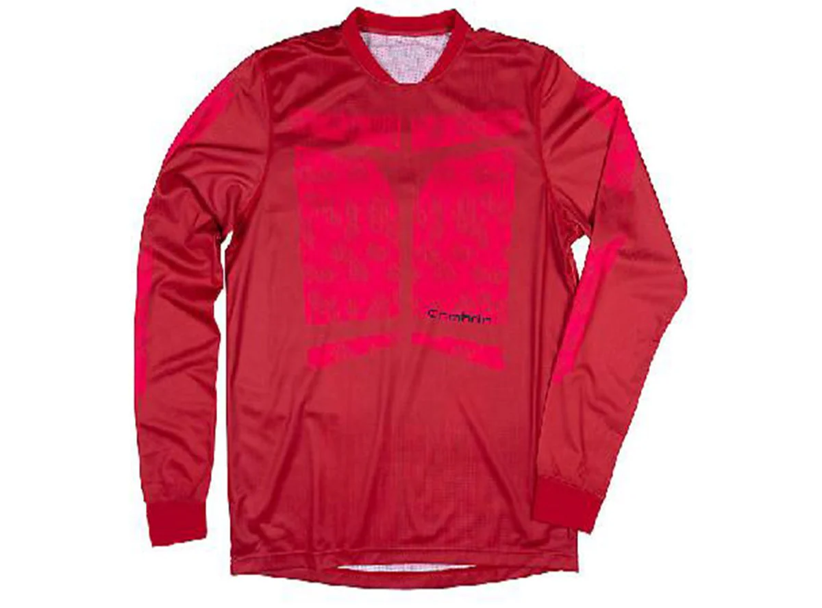 Sombrio Duster Long Sleeve MTB Jersey - Red - Image 3