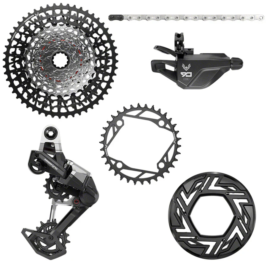 SRAM Eagle 90 DUB 12 Spd E-Bike Groupset - 104 BCD