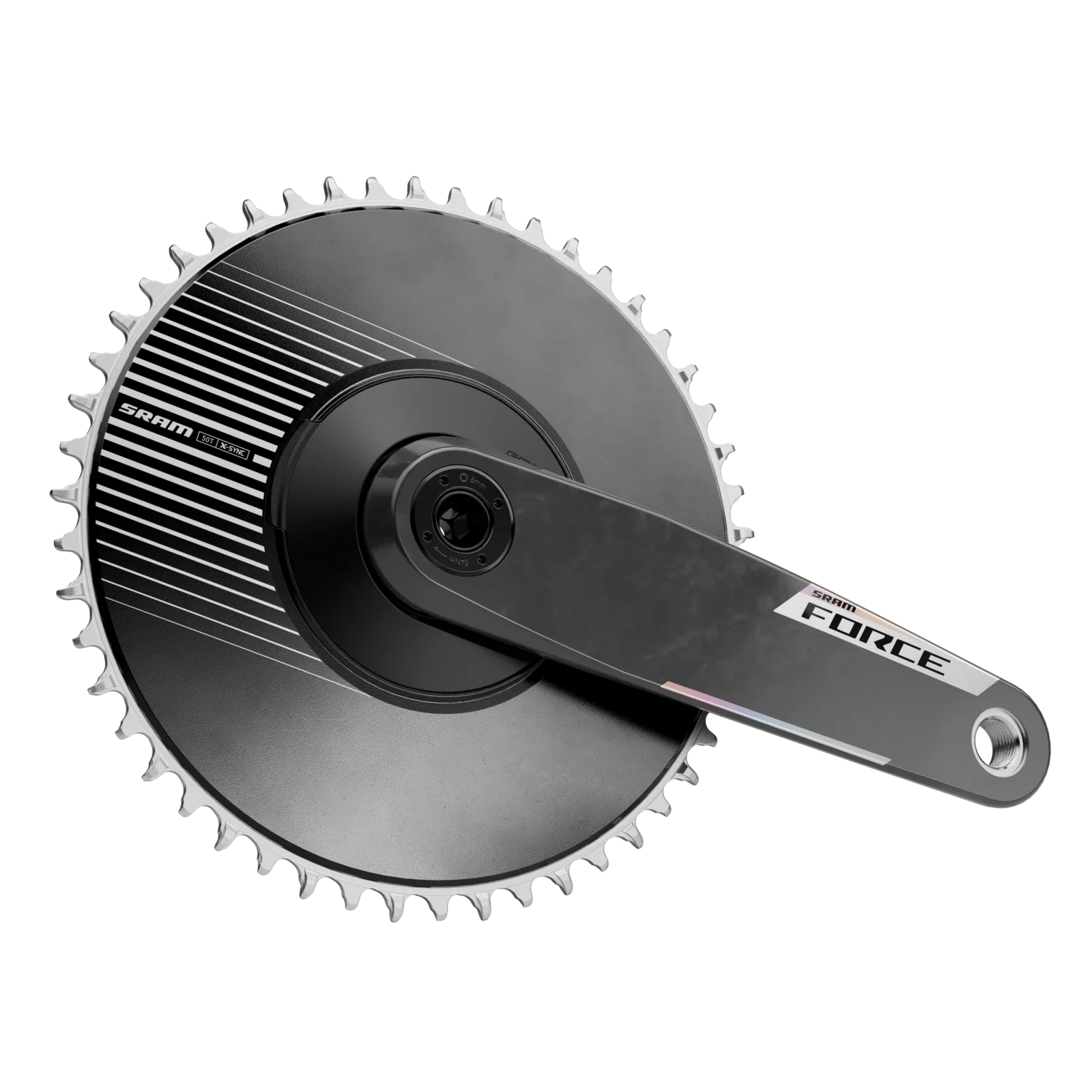 SRAM Force E1 DUB Aero Crankset - Black - Image 2