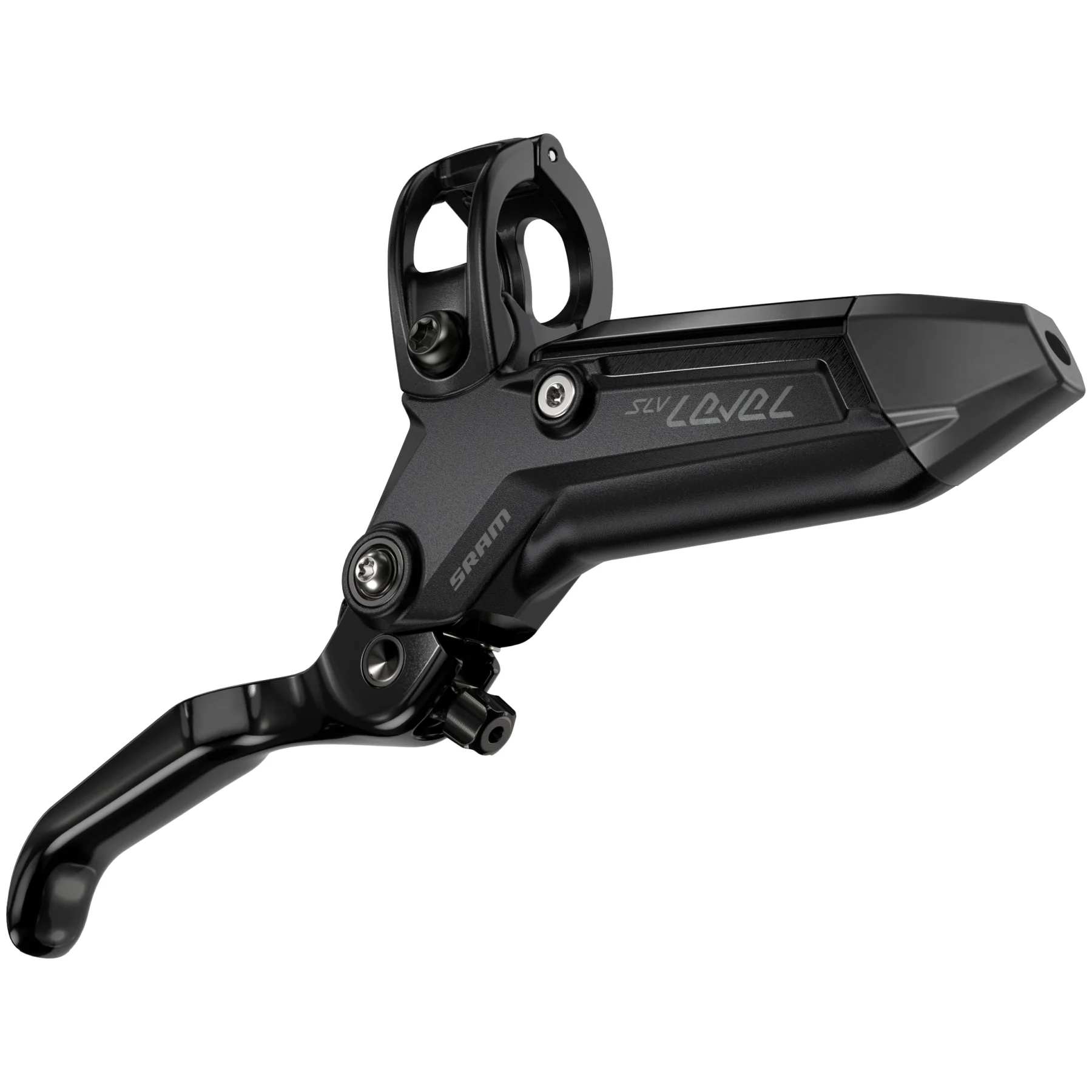SRAM Level Silver Stealth Disc Brake and Lever - Rear - Black Anodized - Image 2