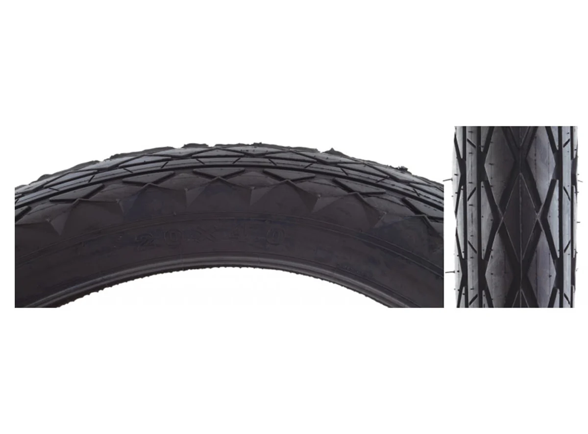Sunlite SuperDan 20" Fat Cruiser Wire Tire