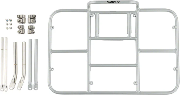 Surly 24-Pack Rack 2.0 Front Rack - Silver - Image 2
