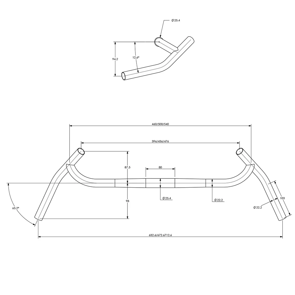 Surly Corner Bar Handlebar - Black - Image 4