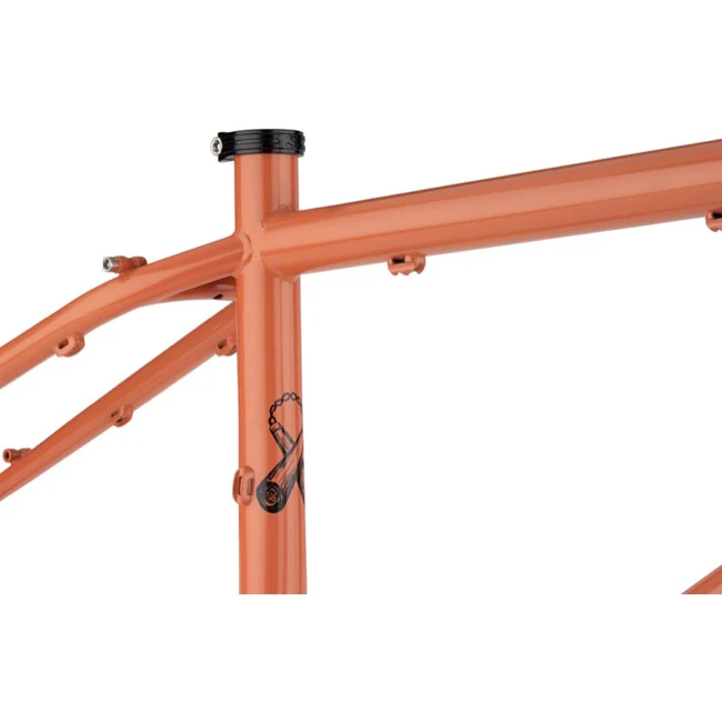 Surly Karate Monkey Frameset - Peach Salmon Sundae - 2022 - Image 3
