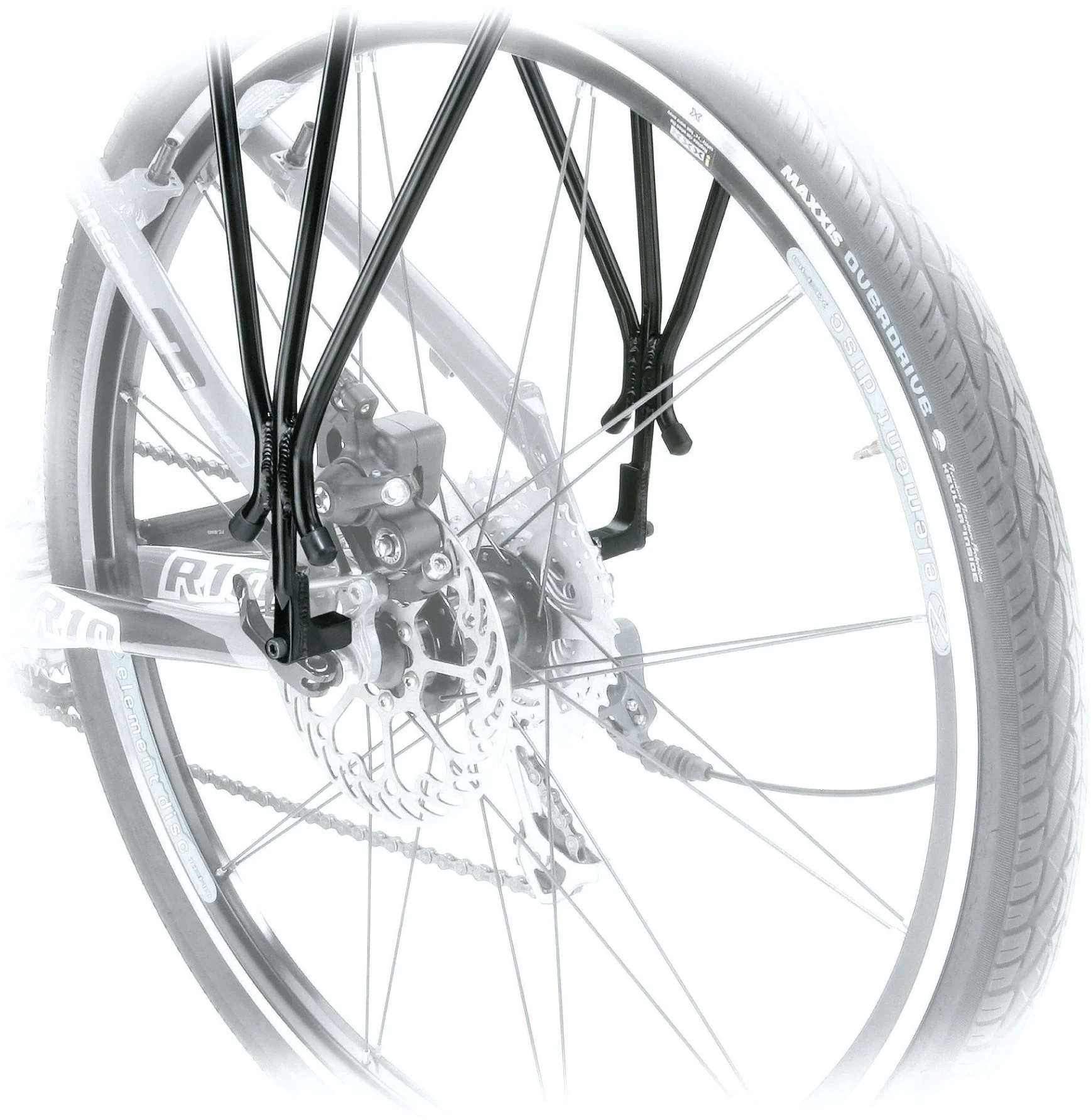 Topeak Explorer Tubular Disc Compatible Rear Rack - Black - Image 2