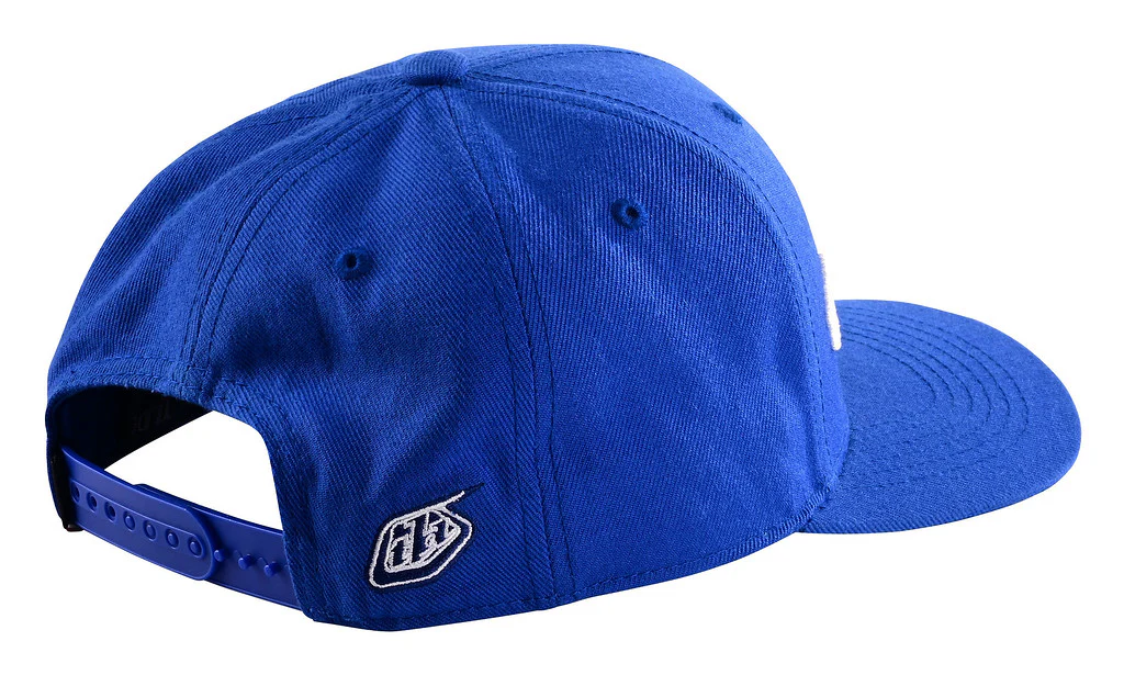 Troy Lee Designs 9Forty Snapback Hat - Signature - Blue-White - Image 2