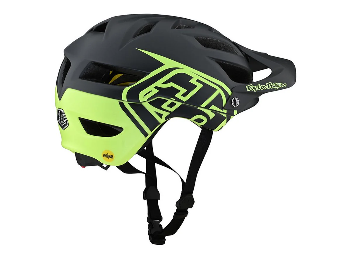Troy Lee Designs A1 MIPS MTB Helmet - Classic - Gray-Green - 2021 - Image 2