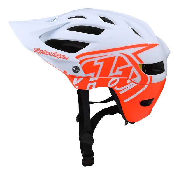 Troy Lee Designs A1 MIPS MTB Helmet - Youth - Classic - Rocket Red - 2022 - Image 2