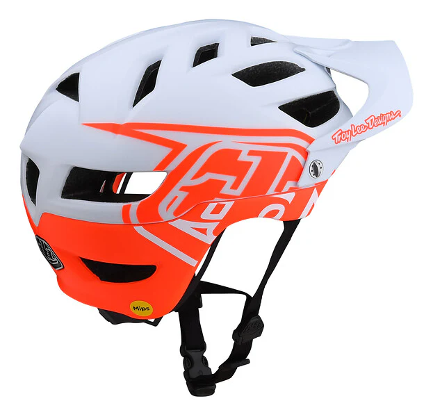 Troy Lee Designs A1 MIPS MTB Helmet - Youth - Classic - Rocket Red - 2022 - Image 3