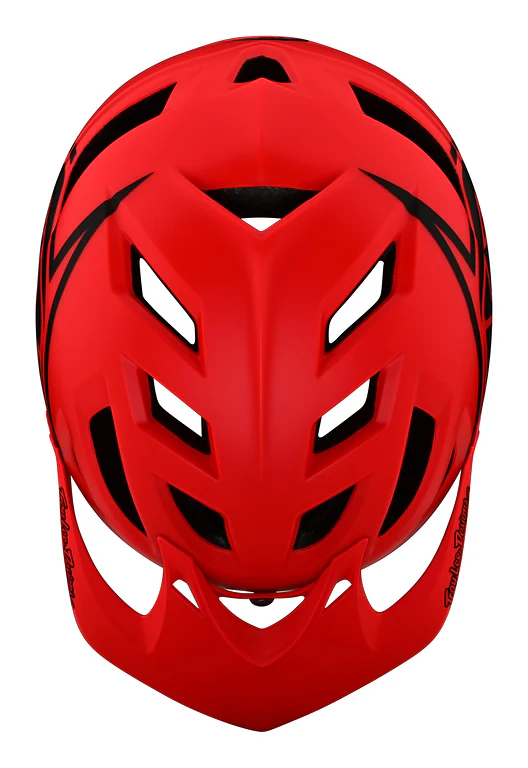 Troy Lee Designs A1 MTB Helmet - Drone - Fire Red - 2022 - Image 4