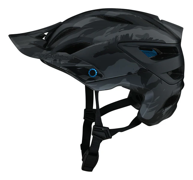 Troy Lee Designs A3 MIPS MTB Helmet - Brushed Camo Blue - Image 2