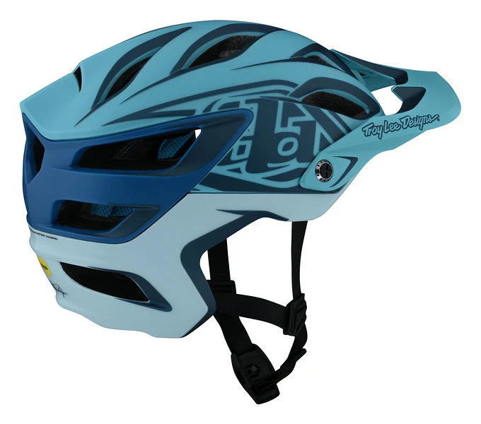 Troy Lee Designs A3 MIPS MTB Helmet - Uno Water - Image 3