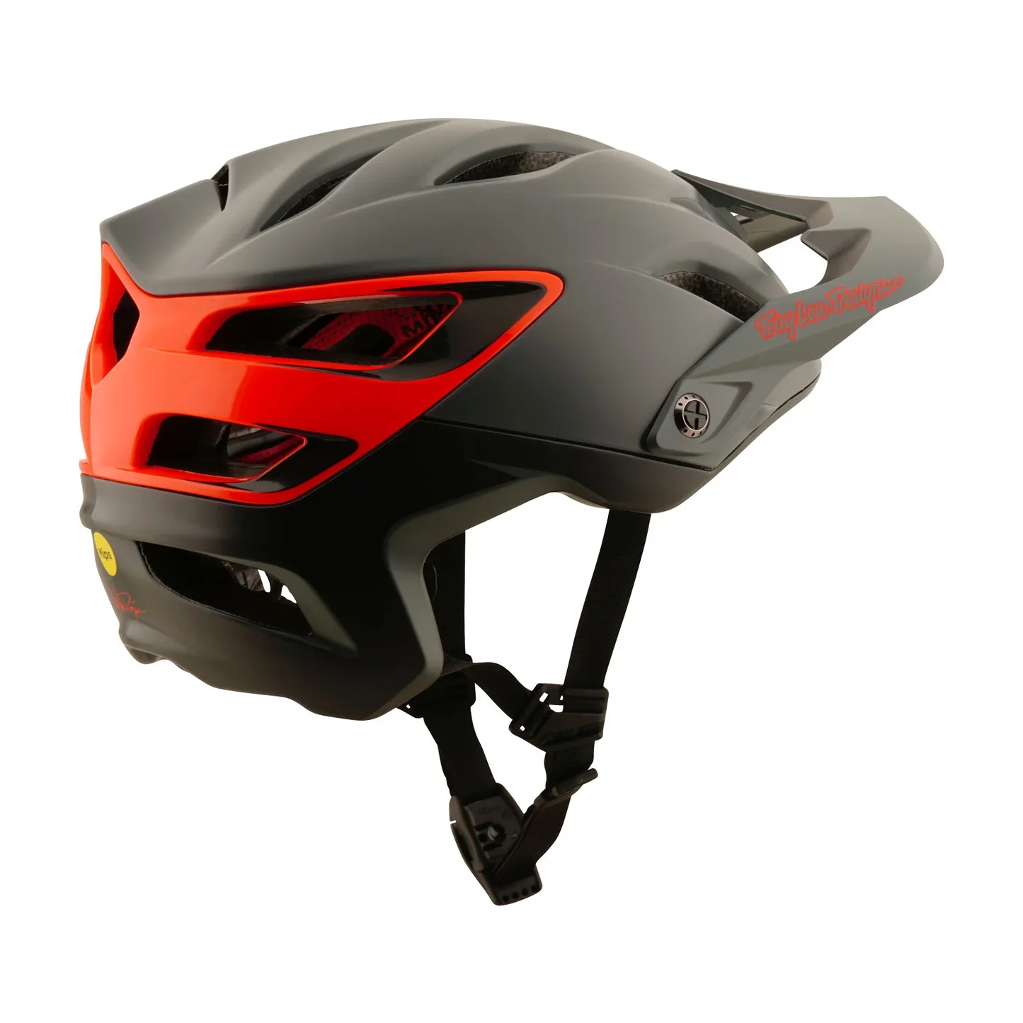 Troy Lee Designs A3 MTB Helmet - Uno - Steel Blue - Image 2