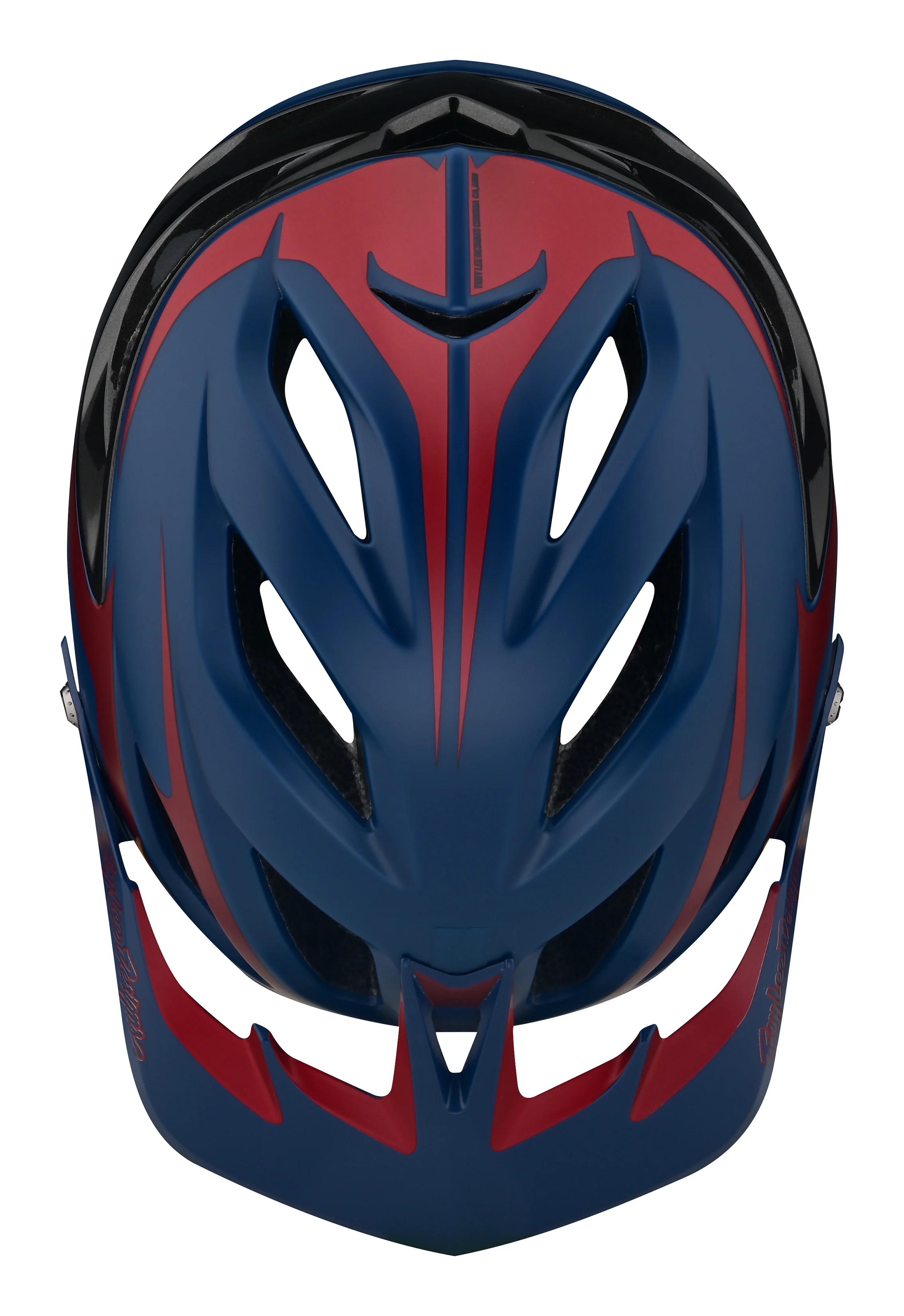 Troy Lee Designs A3 MTB Helmet with MIPS - Fang - Dark Blue-Burgundy - 2023 - Image 4