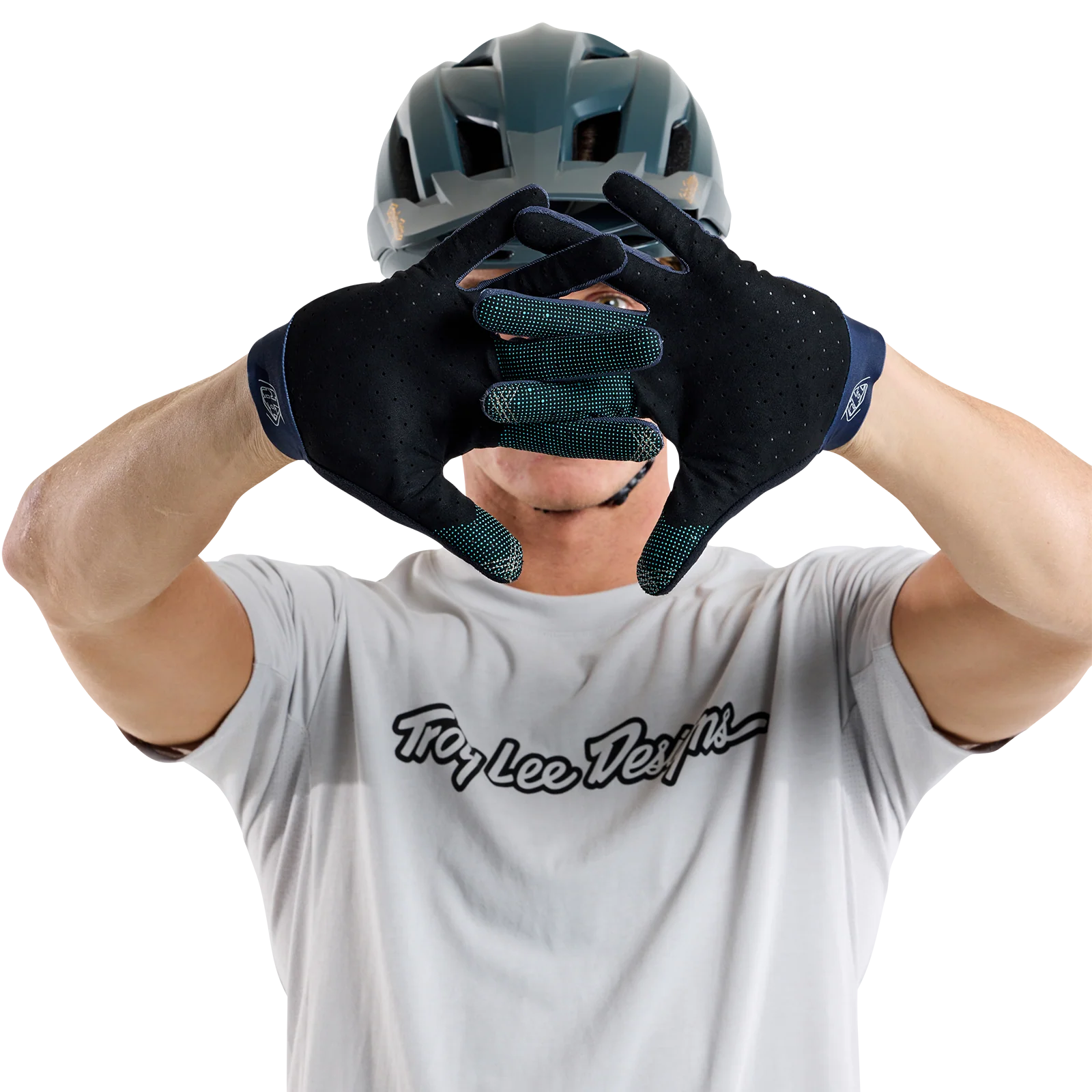 Troy Lee Designs Ace 2.0 MTB Glove - Steel Blue - Image 3