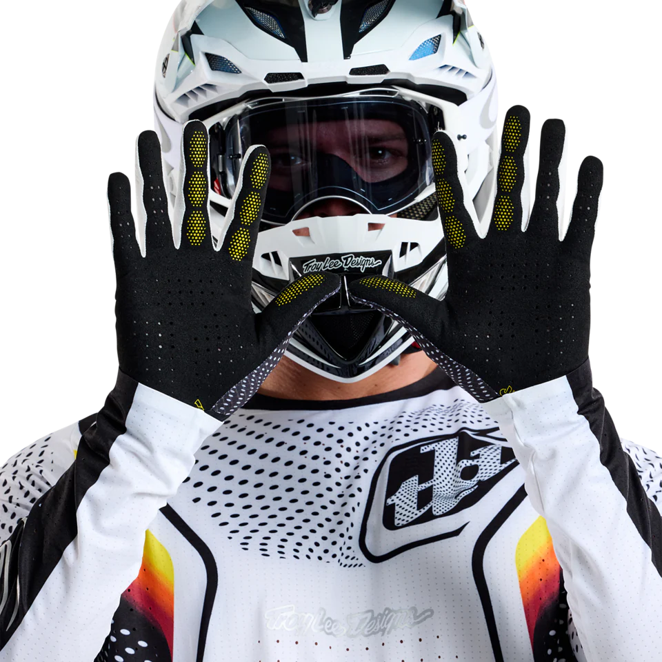 Troy Lee Designs Air MTB Glove - Optic - White-Black - Image 4