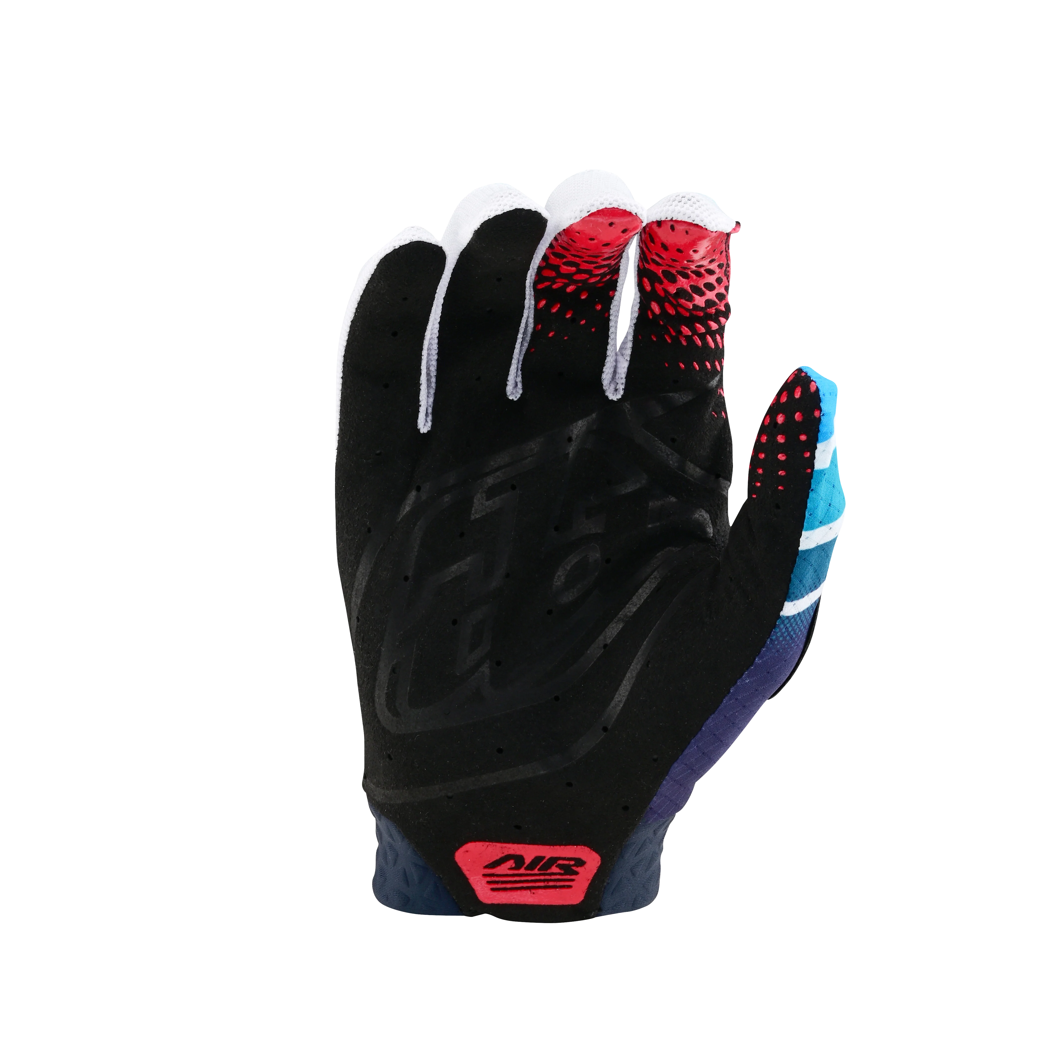 Troy Lee Designs Air MTB Glove - Youth - Wavez - Navy-Red - Image 2