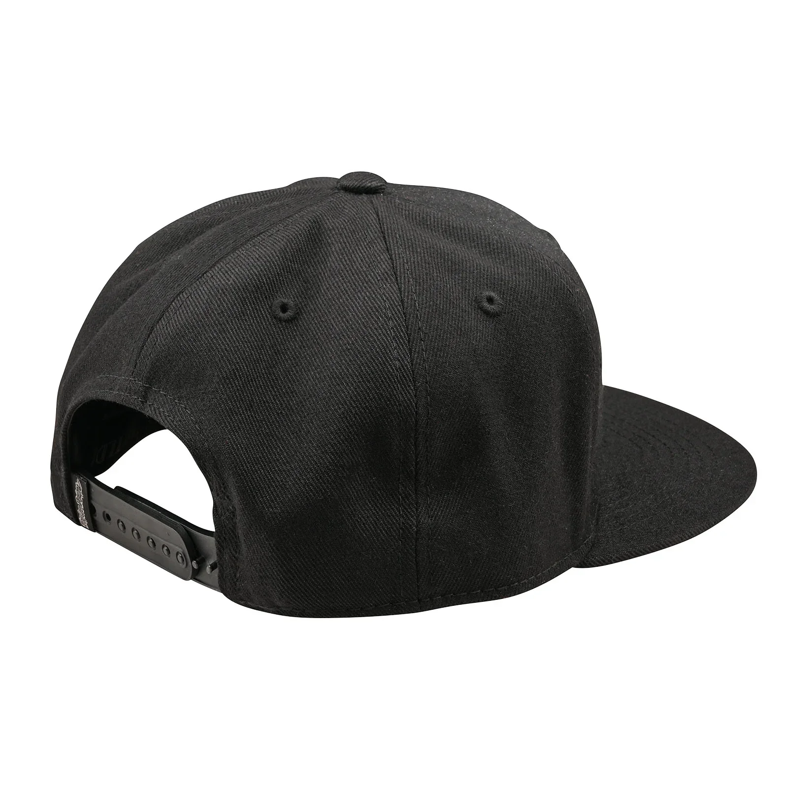 Troy Lee Designs Badge Flat Bill Snapback Hat - Black - Image 2